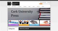 Desktop Screenshot of corkuniversitypress.com